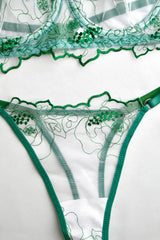 Agape Series Green Bra Sets